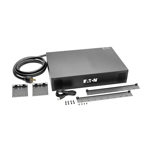 Eaton Tripp Lite PDUMH30NET 2.9kW Single-Phase Switched PDU, LX Interface, 120V Outlets (16 5-15/20R), 2U, 10\' (3.05m) Cord with L5-30P