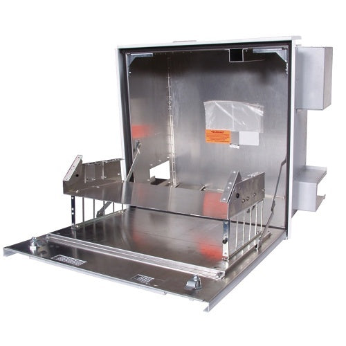 Hubbell ZCB7UA ZOBOX Active Zone Access Ceiling Box, 7U, 120-Port Plus 2U Active Equipment, 12\\" H x 24\\" W x 24\\" D, Aluminum