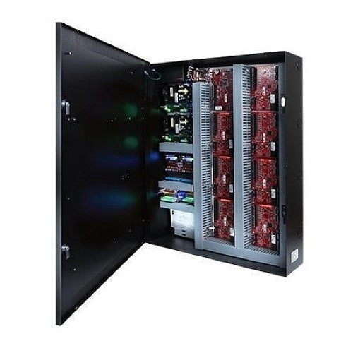 LifeSafety Power FPO150-B1002D8PM8NL4E6M/P8-B Dual Voltage Access Power System, 8 Managed & 8 Aux Outputs, Networked, Panduit Enclosure, Gray