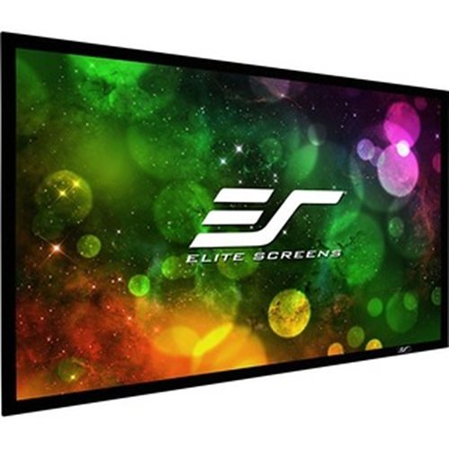 Elite Screens Sable Frame B2 135\\" 16:9 Active 3D 4K/8K Ultra HD Fixed Frame Home Theater Projection Projector Screen with Kit