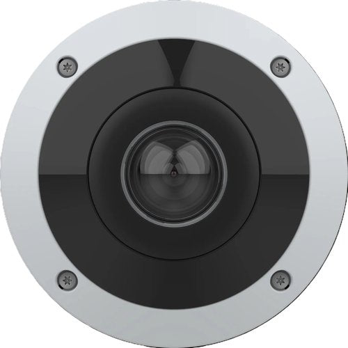 AXIS M4348-PLVE M43 Series 12MP Outdoor-Ready Panoramic Camera with 360° View and Audio Analytics, 1.7mm Fixed Lens, IR LEDs, IP66, IK10