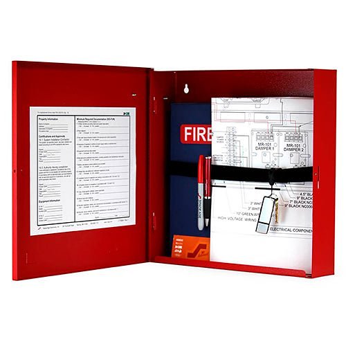 SAE SSU00691A SDB System Document Box, Hinged Door, Red