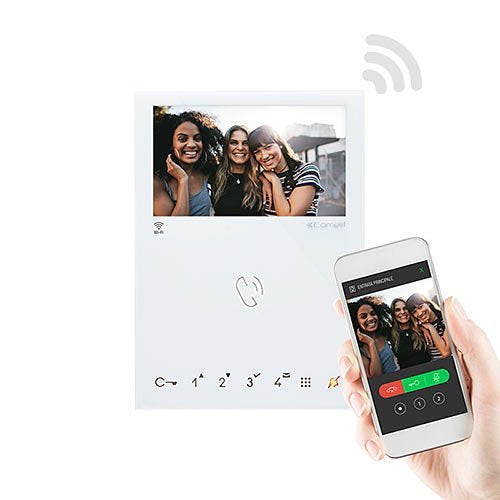 Comelit Mini Handsfree Wi-Fi Monitor. S2 Image of CU-EX7000HW