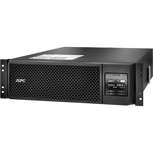 APC SRT5KRMXLW-HW Smart-UPS On-Line, kVA, Rackmount 3U, 208V 230V, Hard Wire 3-Wire(2PH+G), 3-Wire(H+N+E), 3-Wire(H+N+G) Outlets, Network Card SmartSlot, with Rail Kit