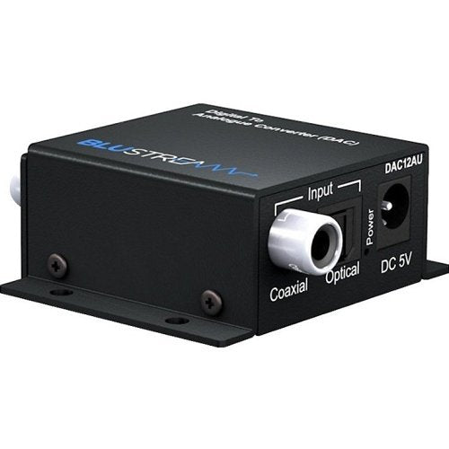 Blustream DAC12AU Digital to Analog Converter (DAC), Simultaneous Analog and Digital Output