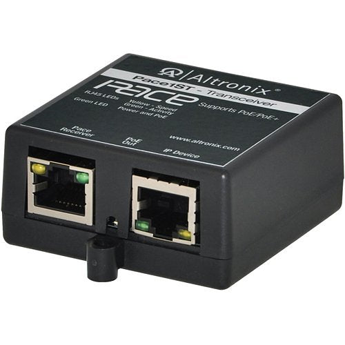Altronix IP and PoE+ Over Extended Distance CAT5e - mini Transceiver Image of AX-PAC1ST