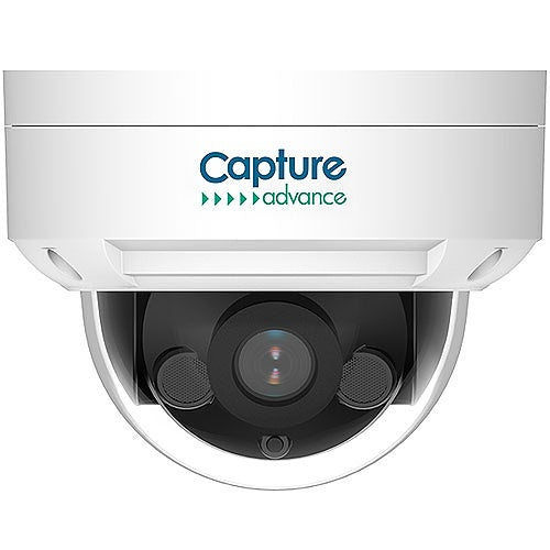 Capture Advance R2-5MPFXDOME 5MP WDR IR Dome IP Camera, 2.8mm Lens, NDAA Compliant, White (Replaces R2-4MPIPDME)