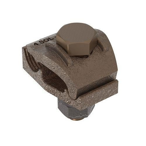 Panduit GM-3E-X Bronze Grounding Clamp, 300 KCM, 4 Sol