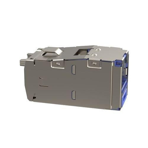 Panduit CJSH6X88TGBUY Mini-Com CAT6a Shielded RJ45 Spring-Shuttered TG Jack Module, Blue
