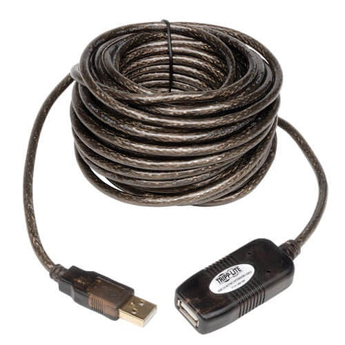 Tripp Lite U026-10M USB 2.0 Active Extension Repeater Cable (A M/F), 10m (8\')