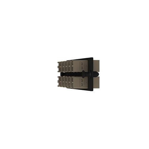 Panduit FAP12WLLBLBDLCZ 12 Position Keyed Standard Light Brown Duplex LC Connector