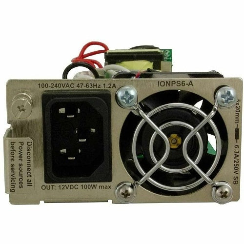 Lantronix IONPS6-A-OZ AC Power Supply, 6-Slot C Chassis, OZ Cord
