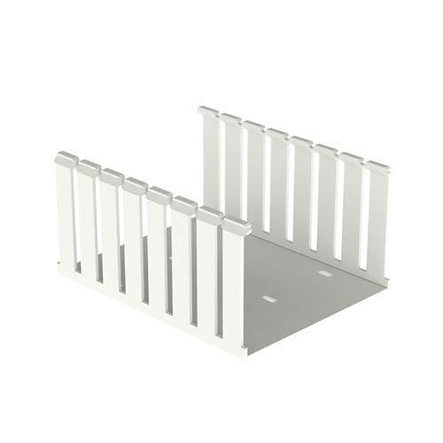 Panduit G6X4WH6 Base Wiring Duct, 6\\"L x 4\\"W, PVC, White