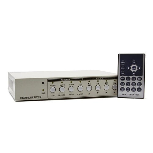 Triplett HD-QUAD 5MP High Definition Quad Processor, (4) Composite Video Input, (1) Main Output and (1) Sub Output