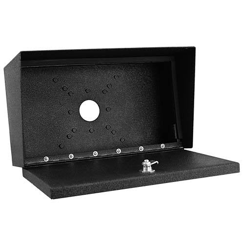 Pedestal Pro LANDO-CS-14X8-E 14\\" 8\\" Landscape Steel Housing, Black