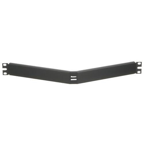 Panduit CPAF1BLY Filler Panel 1RU Angled, 1RU, Blue
