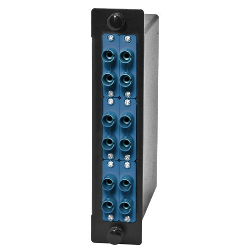 Hubbell OCSTSM 12-Adapter Fiber LGX Cassette, OS2, ST Duplex to MTP, Blue