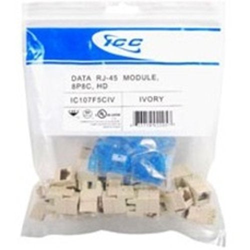 ICC 8P8C HD Category 5e Module, 25 PCS Image of H2-107F5CIV