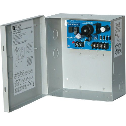 Altronix AL201UL Power Supply/Charger, Single Class 2 Output, 12/24VDC at 1.75A, BC100 Enclosure Image of AX-AL201UL