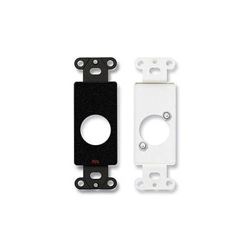 RDL DB-D1 Single Connector Plate for Standard & Specialty Connectors, Black Image of RL-DBD1