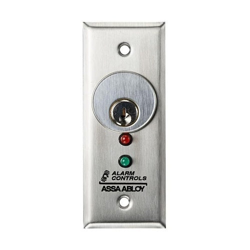 Alarm Controls MCK-4-5WP Mortise Cylinder Key Switch,  Stainless Steel, Non-Illuminated