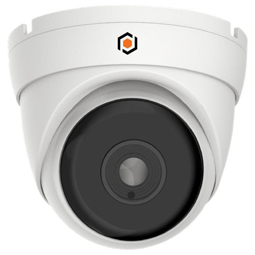 G.S.D TEBF28AIO-8MP 8MP HD Analog Eyeball Camera, 2.8mm Lens, IR Up to 20M, IP66, Weatherproof, White