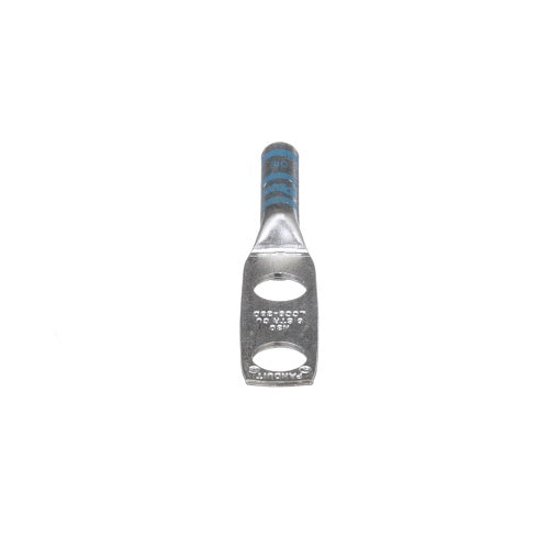 Panduit LCC6-38D-L Compression Connector Lug, 2-Hole, #6AWG, Copper