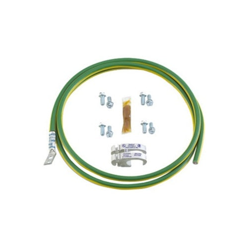 Panduit RGCBNJ660PY StructuredGround Equipment Bonding Jumper, Green/Yellow, 6 AWG