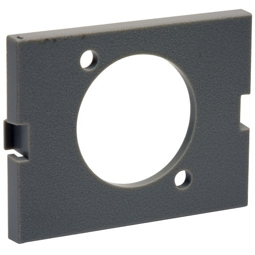 Hubbell IMAVB15GY iStation Audio / Video Unloaded Module, 1.5-Unit, 10-Pack, Gray