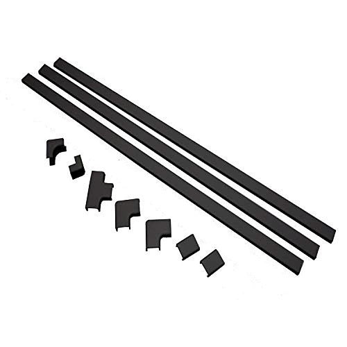 Wiremold C210BK CordMate II Kit, Perimeter-Based, Black