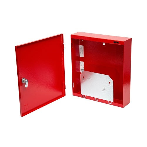 SAE SSU00685 Fire Alarm Document Box, 12\\" Width x 2-1/4\\" Depth x 13\\" Height, Red