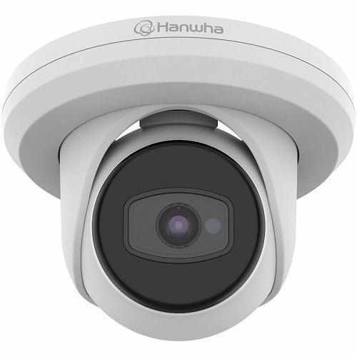 Hanwha ACE-8020R Wisenet Series 5MP Turret Camera with Day and Night Sensor and IP67, IK10 Protection, 3.6mm Fixed Focal Lens, White