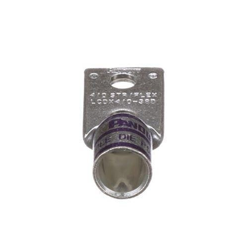 Panduit LCDX4/0-38D-X Compression Connector Lug, 2-Hole, Flex, 4/0AWG, Copper