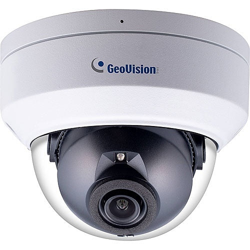GeoVision GV-TDR8805 8MP H.265 Super Low Lux WDR Pro IR Mini Rugged Dome IP Camera, 2.8mm Fixed Lens Image of GU-TDR8805