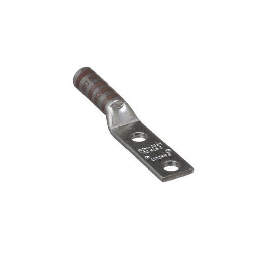 Panduit LCC2-14DW-Q Compression Connector Lug, 2-Hole, #2AWG, Copper