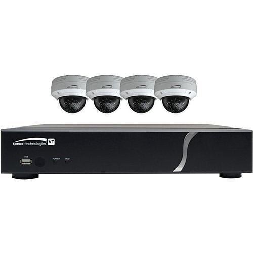 Speco 4 Ch. HD-TVI Digital Video Recorder and HD-TVI Camera Kit Image of SO-ZIPT4D1
