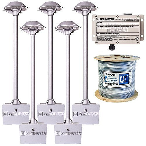 CAST CPOEKCPL25 Perimeter Generation Pre-Engineered Security Lighting Kit for PoE++ Switch, Includes (5) CPL2, CPoE60W, (110) CPSSTIE11, (2)CTIES, PLW162500, CHS14100, C1098, CCRIMPCUT, (2)XCEW30648
