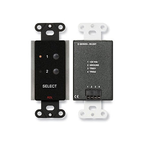 RDL Two-Channel Remote Control Image of RL-DBRC2ST