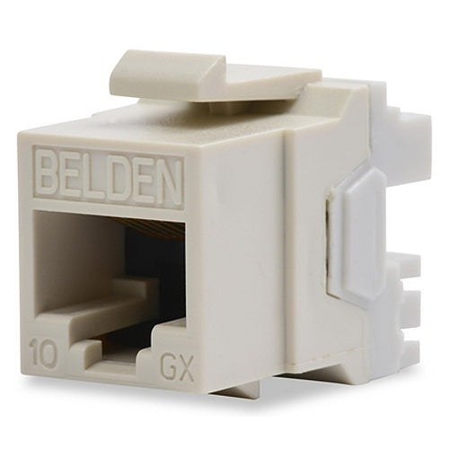 Belden AX102285 10GX Modular Jack, Category 6A, RJ45, KeyConnect Style, TIA Red