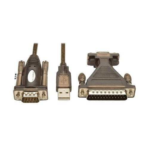 Tripp Lite U209-005-DB25 USB to Serial Adapter Cable (USB-A to DB25 M/M), 5\' (1.52 m)