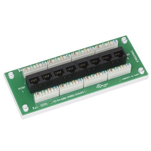 ICC ICRESDPB2U 8-Port CAT6 Data Module with Universal Mount