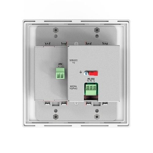 Kramer WP-SW2-EN7/US-D(W) 4K AVoIP Encoder Switcher Wall Plate Over 1GbE