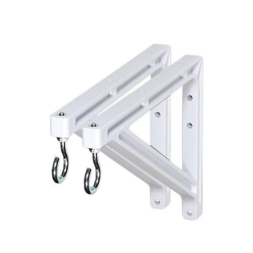Draper 227214 10\\" or 14\\" Wall Brackets, White