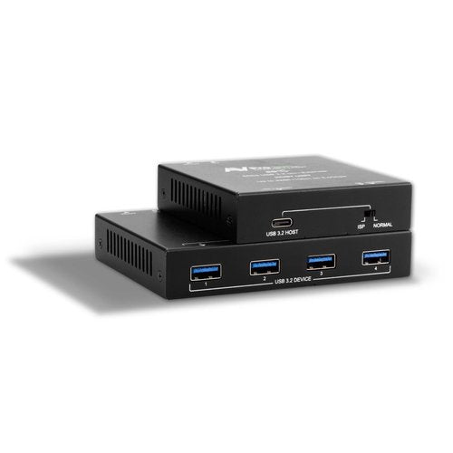 AVPro Edge AC-EXUSB-3-WP-KIT-B 100M USB 3.2 Gen 1 Wall Plate Extender Kit, Black