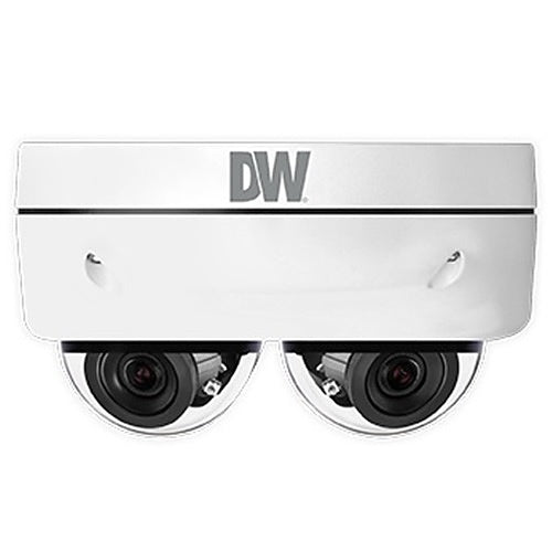 Digital Watchdog DWC-PDS10WI28A MEGApix Ai 10MP IP Dual-Sensor Vandal Dome Camera, 2.8mm Fixed Lens, White