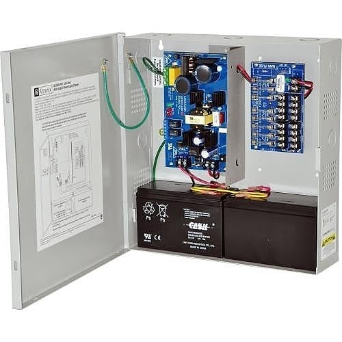 Altronix AL300PD8220 Power Supply Charger, 8-Fused Outputs, 12/24VDC 2.5A, 220VAC, BC300 Enclosure