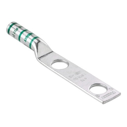 Panduit LCC750-38D-6 Copper Compression Lug, 2-Hole