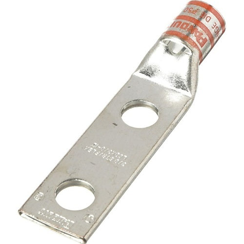 Panduit LCDX3/0-12-X Copper Compression Connector Lug, 2-Hole, 1/0AWG