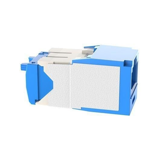 Panduit CJK6X88TGBU Mini-Com CAT6a UTP RJ45 TG Keyed Jack Module, Blue
