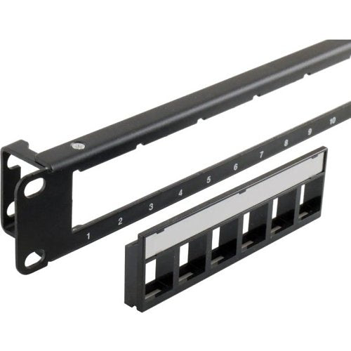 Hubbell HPJ24 Patch Panel, Jack, Unloaded, 24-Port, 19\\" X 1.75\\" H